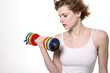 Jeune femme Sportive avec altere