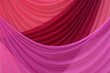 Red and purple curtains