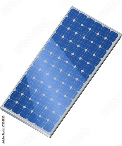 Vektor: Solarmodul isometrisch Solarmodul isometrisch