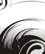 black and white vector abstract background