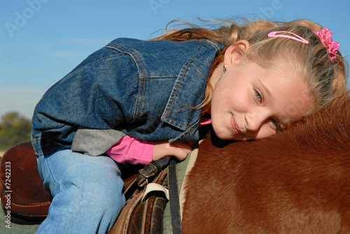Reitendes Kind