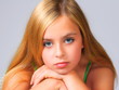 Close-up portrait of a beautiful teenager.