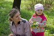 girl with mum