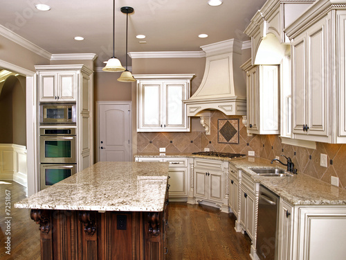 Photo: Luxury Kitchen with Granite topped Island 2 Luxury Kitchen with Granite topped Island 2
