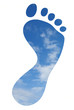 Footprint on sky