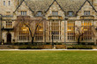Yale University campus at evening, New Haven, Connecticut