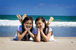 Twins and ocean