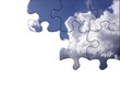 pieces of blue sky