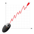 Vector - Online shopping ecommerce concept with mouse