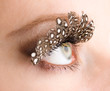Eye and false eyelashes