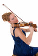 Attractive violinist