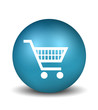 Trolley Icon - blue Trolley Icon - blue