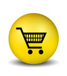 Trolley Icon - yellow Trolley Icon - yellow
