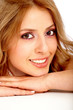 casual woman smiling