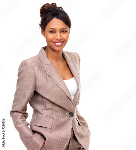 Foto: Business Woman with hands in pockets Business Woman with hands in pockets