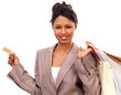 Beautiful young woman shopping