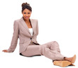 Portrait of a sitting businesswoman