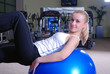 woman exercise in a fitness center