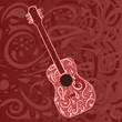 country music background - acoustic guitar