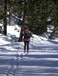 1559 - Ski de fond sur la route du col d'Izoard 1559 - Ski de fond sur la route du col d'Izoard