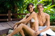 Couple At Spa