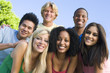 Foto: Group of friends outside Group of friends outside
