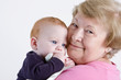 Grandma with grandson