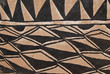 Wall with african tribal painting
