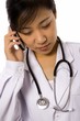 Female Doctor with Mobile Phone
