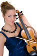 Attractive violinist Attractive violinist