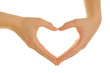 Hands shaping a heart