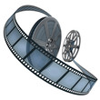 Film Reel. Concept of Industry cinematographic.