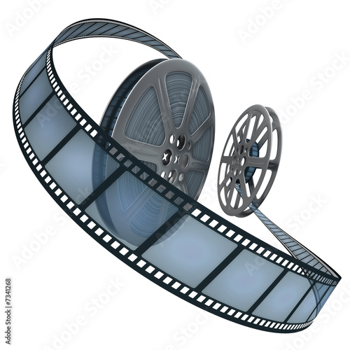 Film Reel. Concept of Industry cinematographic.