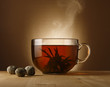 The bowl with Chinese tea