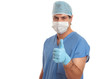 Surgeon excellence thumbs up approval