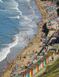 Whitby beach scene