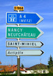 Panneau sur la D964