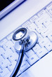 Etetoscopio sobre teclado Etetoscopio sobre teclado