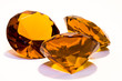 Orangene Glasdiamanten 2