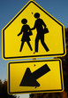 School Crossing Signage with Arrow