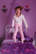 Jumping on the bed