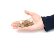 money in hand