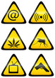 Collection de panneaux de danger (métal)