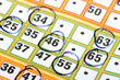 Bingo card with circled numbers Bingo card with circled numbers