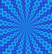 Blue flower pattern with movement built in