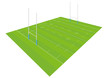 Vector: Campo Rugby Campo Rugby