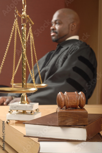 Photo: Judge in thought Judge in thought