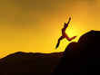 Woman jumping