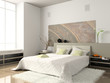 Interior of the comfortable bedroom 3D rendering Interior of the comfortable bedroom 3D rendering