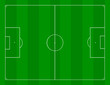 Blank soccer field illustration